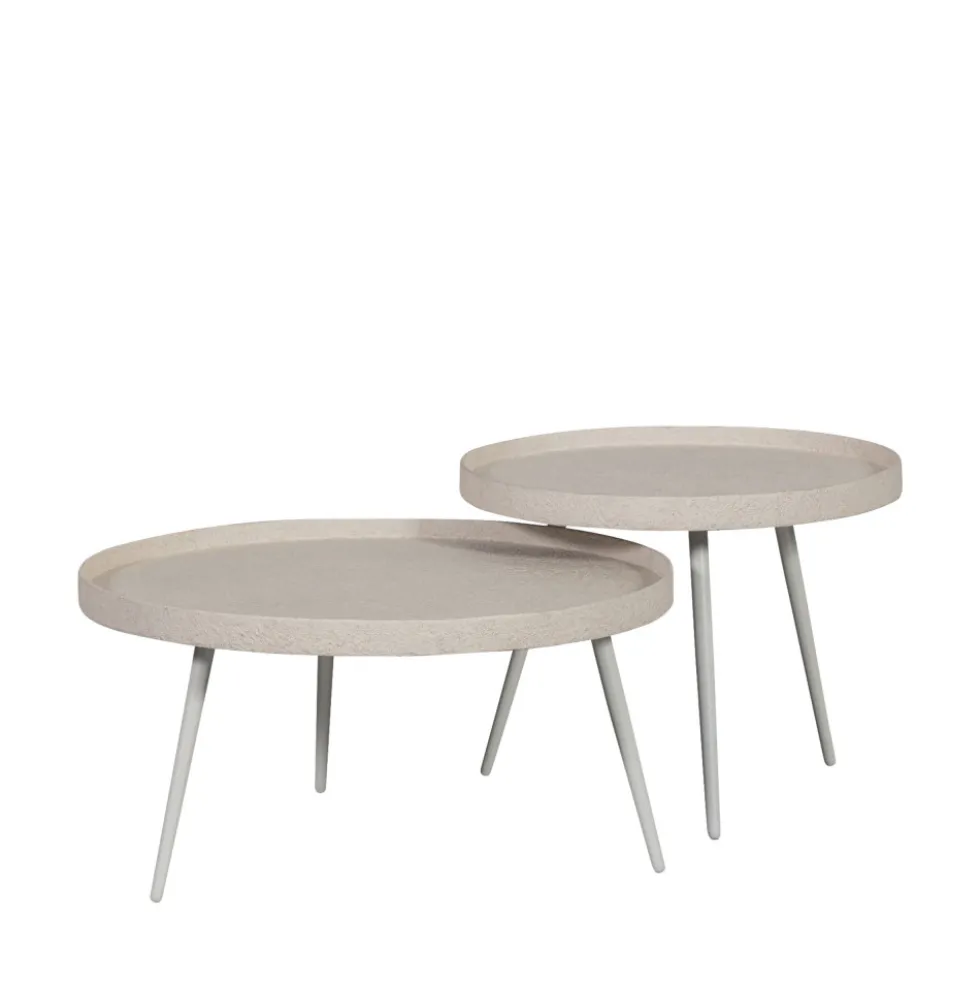 BOUNDS Table basse ronde en métal ø58cm