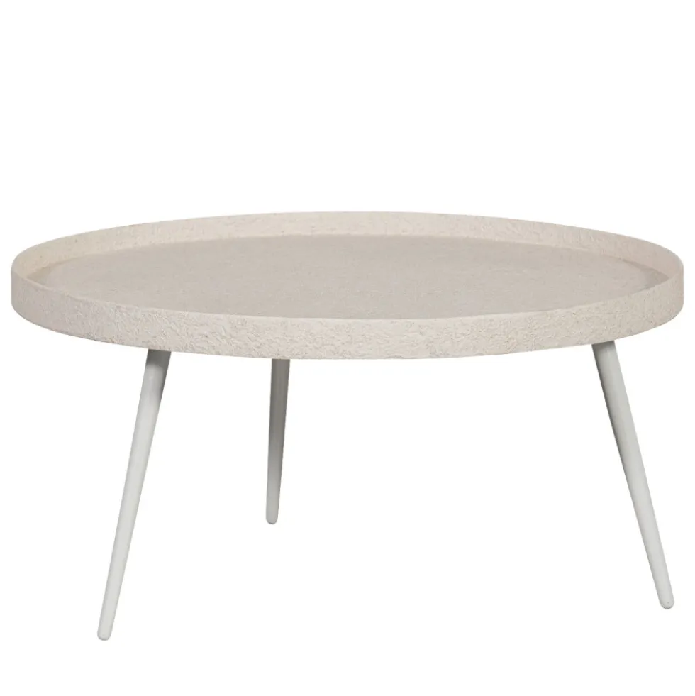 BOUNDS Table basse ronde en métal ø76cm