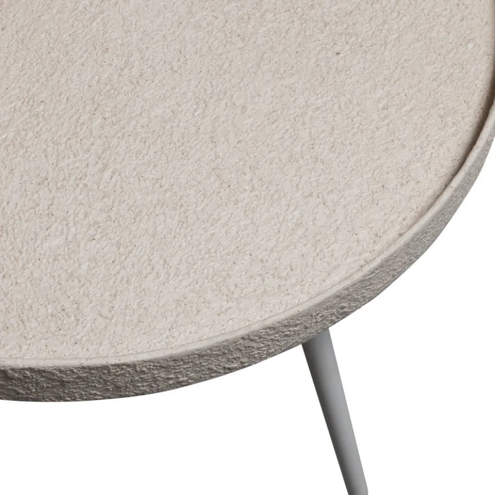 BOUNDS Table basse ronde en métal ø76cm