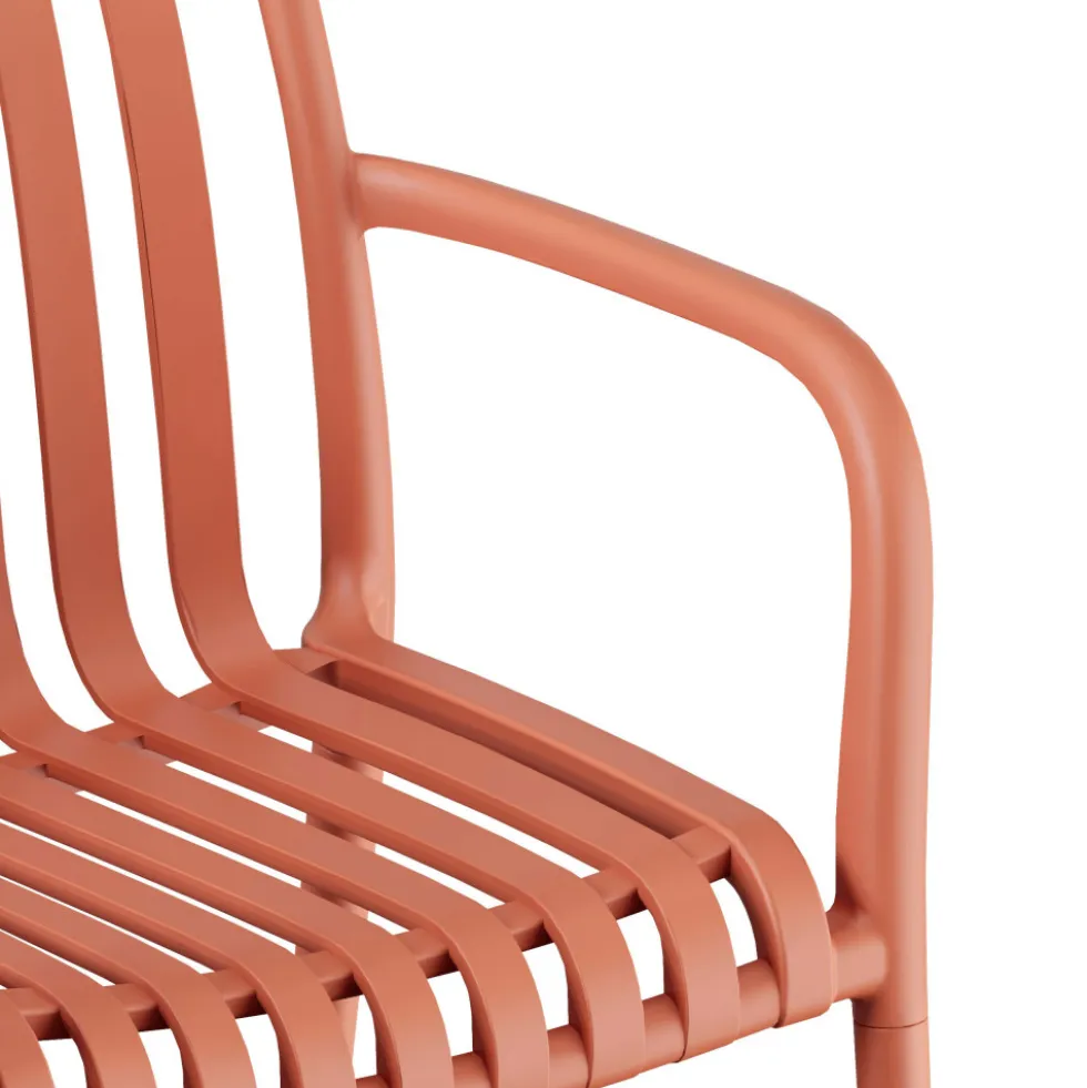 BRANO Lot de 2 fauteuils de jardin en résine