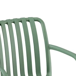 BRANO Lot de 2 fauteuils de jardin en résine