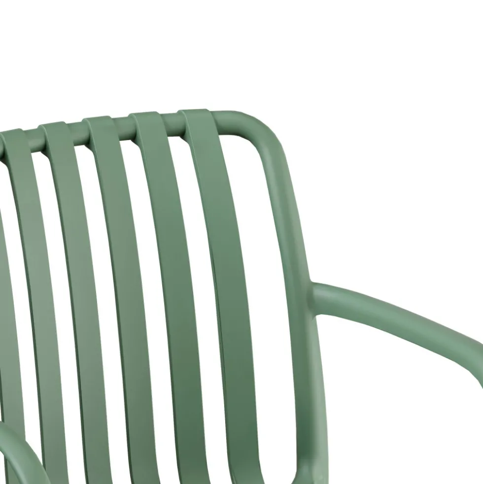 BRANO Lot de 2 fauteuils de jardin en résine