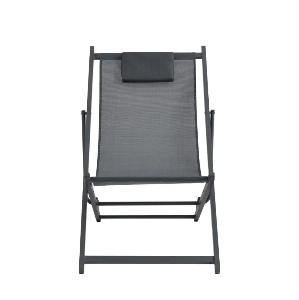 BRISA Lot de 2 chiliennes en aluminium