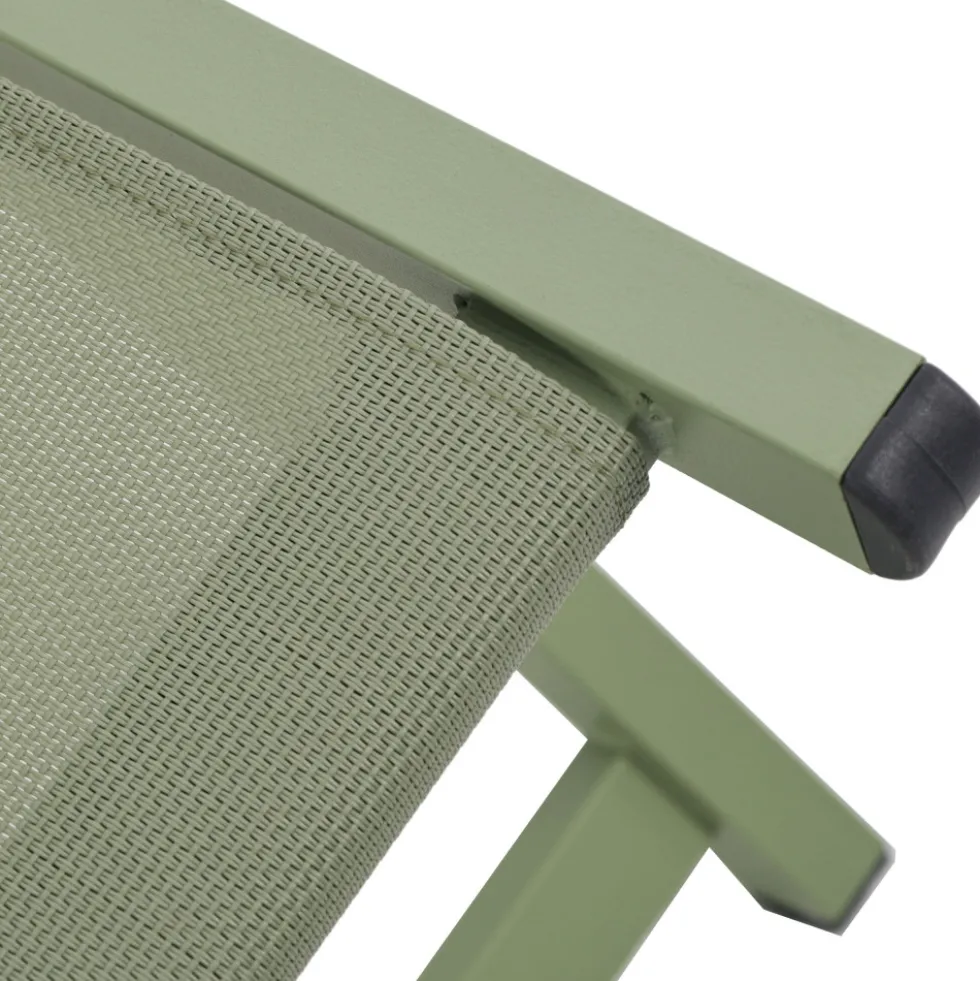 BRISA Lot de 2 chiliennes en aluminium