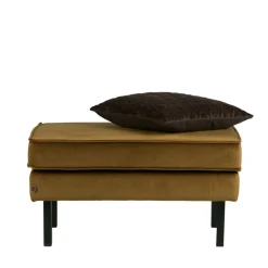 BRONCO Repose-pieds en velours