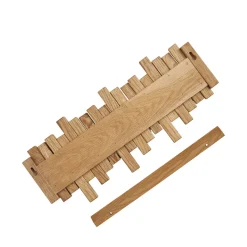 CALTRA Porte-manteaux en bois L40cm