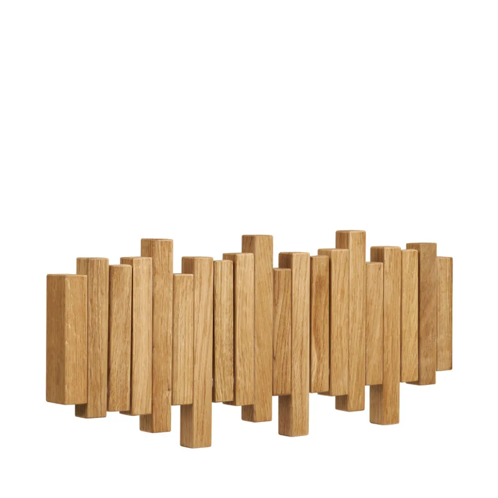 CALTRA Porte-manteaux en bois L40cm