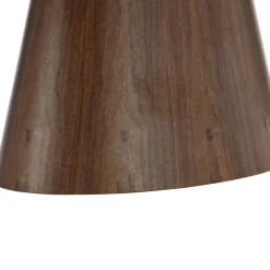 CAMI Table à manger extensible 6 à 8 personnes ovale en bois