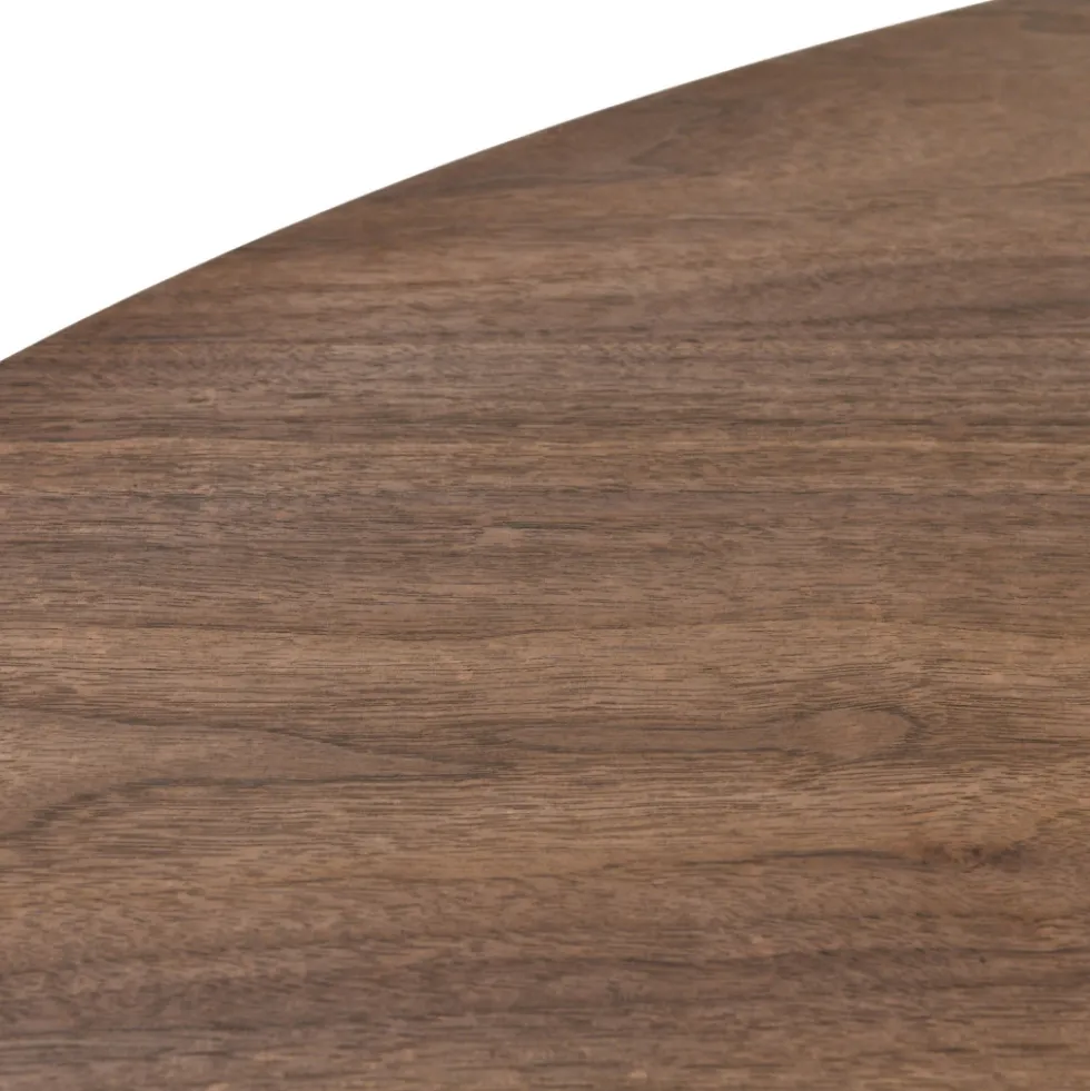 CAMI Table à manger extensible 6 à 8 personnes ovale en bois