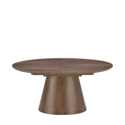 CAMI Table à manger extensible 6 à 8 personnes ovale en bois