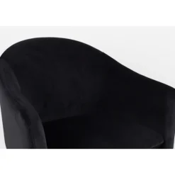 CATELYN Fauteuil de table design en velours