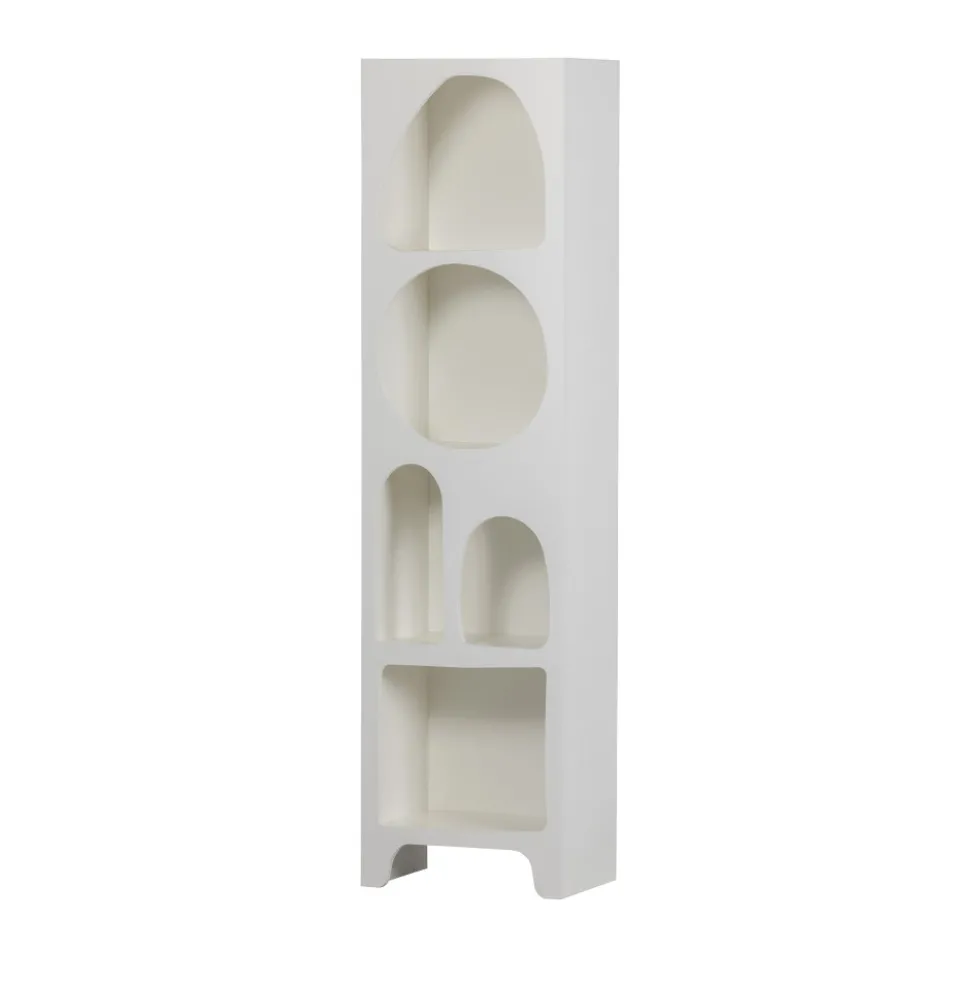 CAZ Colonne de rangement en bois 5 niches H180cm