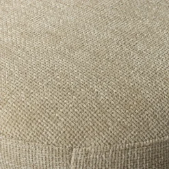 CHARLIE Pouf rond en tissu ø45cm