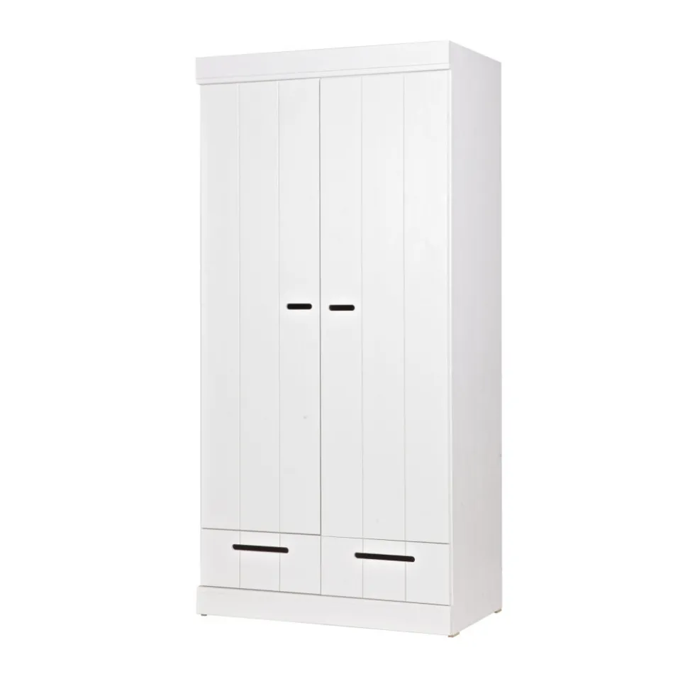 CONNECT Armoire en pin 2 portes 2 tiroirs
