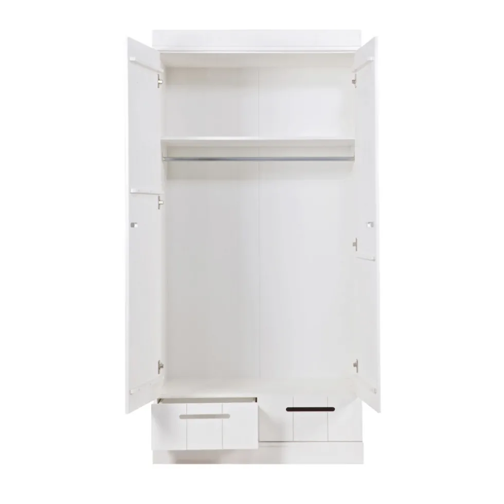 CONNECT Armoire en pin 2 portes 2 tiroirs