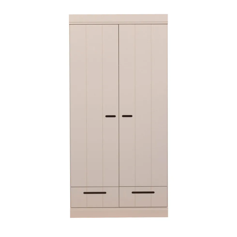 CONNECT Armoire en pin 2 portes 2 tiroirs