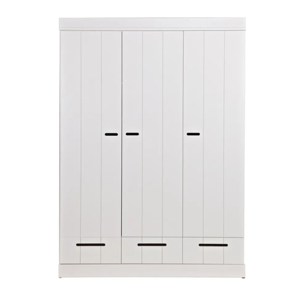 CONNECT Armoire vestiaire 3 portes / 3 tiroirs