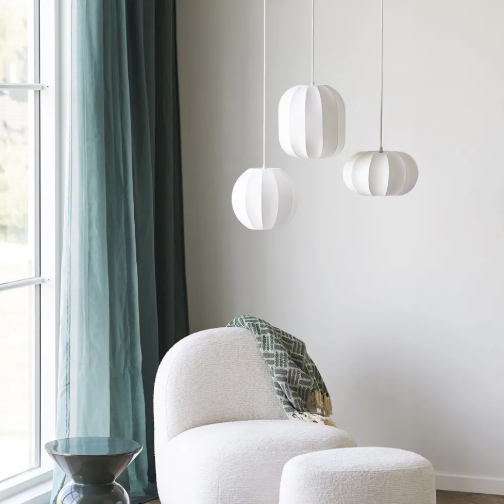CONVENTRY Suspension ronde en soie ø25cm