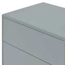 CORVO Buffet 1 porte 6 tiroirs en bois L180cm
