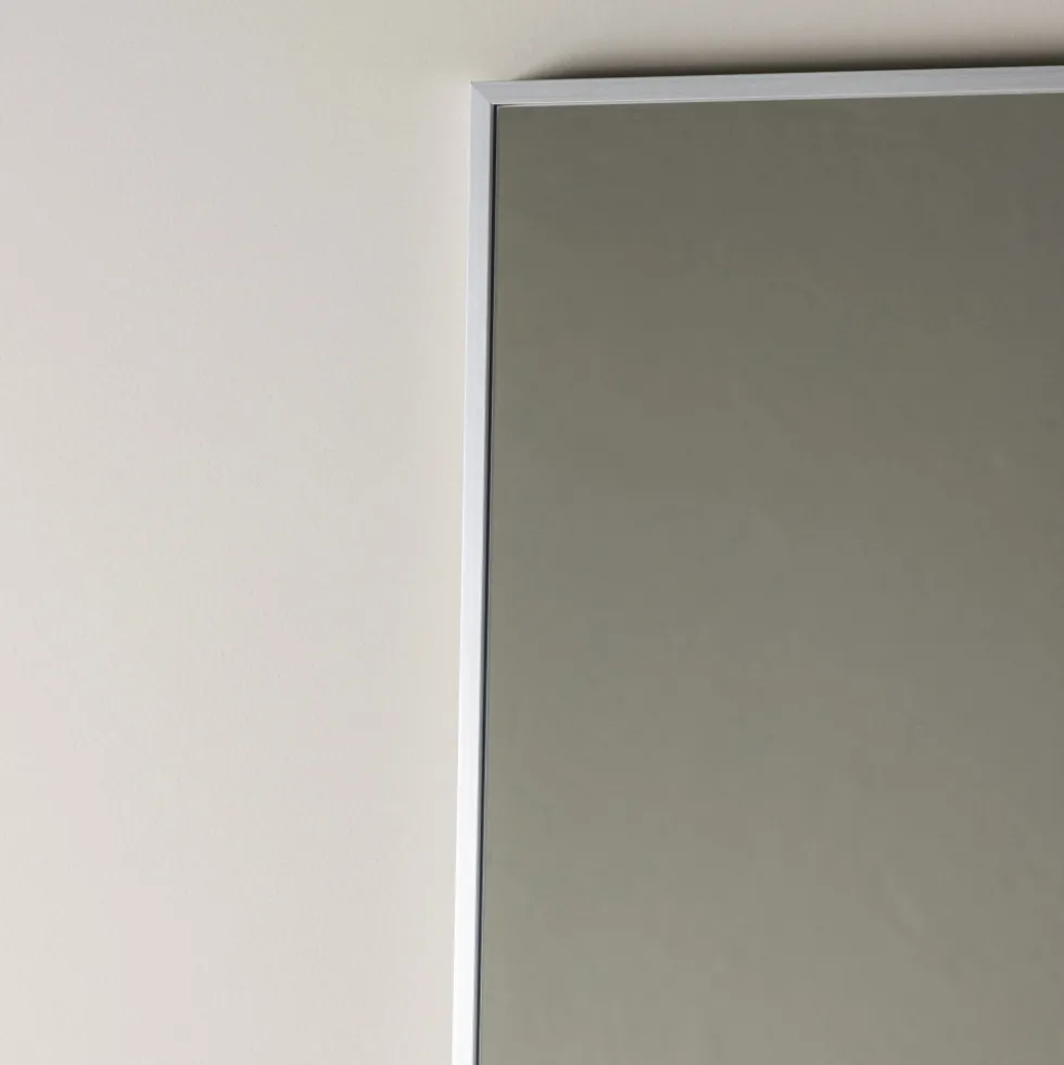 DALTON Miroir rectangulaire en aluminium 220x67cm