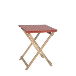 DANA Set bistrot pliant de jardin 2 personnes en bois