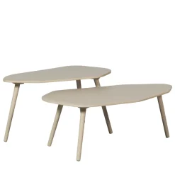 DAVINA Table basse organique en bois