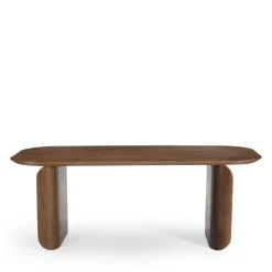 DUMAI Table à manger 8 personnes en bois massif