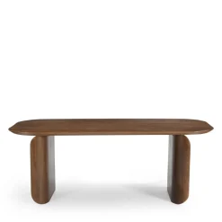 DUMAI Table à manger 8 personnes en bois massif
