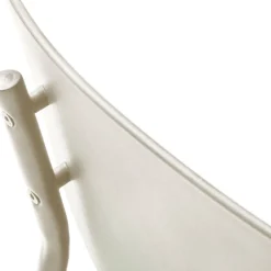 ELIN Lot de 4 chaises en plastique et métal