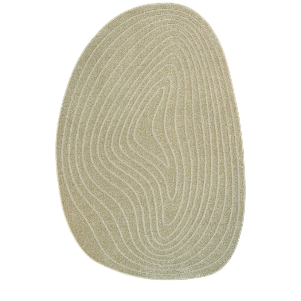 ELLIOTT II Tapis contemporain de forme organique