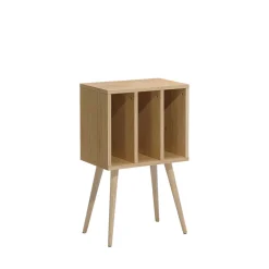 ELVDAL Meuble de rangement vinyles en bois
