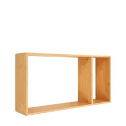 EMBER Etagère murale 2 niches en bambou L70cm