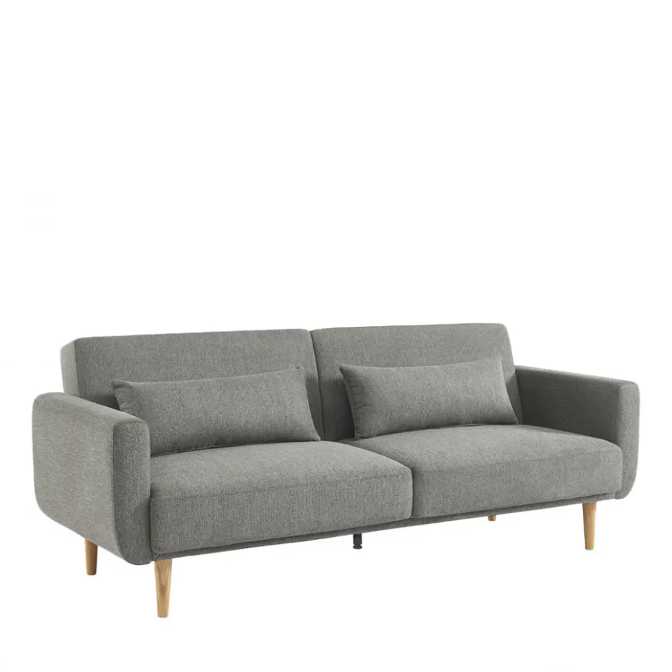 EMMA Canapé convertible 3 places en tissu