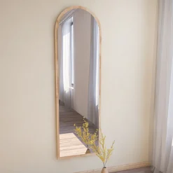 EMRI Miroir sur pieds en bois 50x160cm