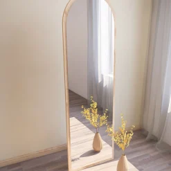 EMRI Miroir sur pieds en bois 50x160cm
