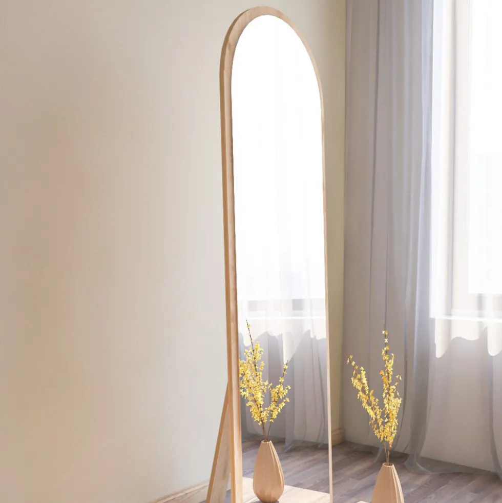 EMRI Miroir sur pieds en bois 50x160cm