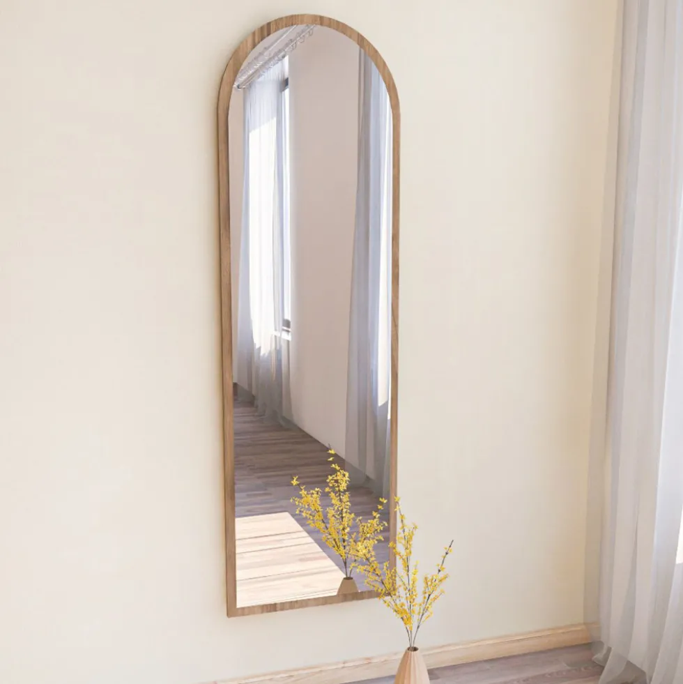 EMRI Miroir sur pieds en bois 50x160cm