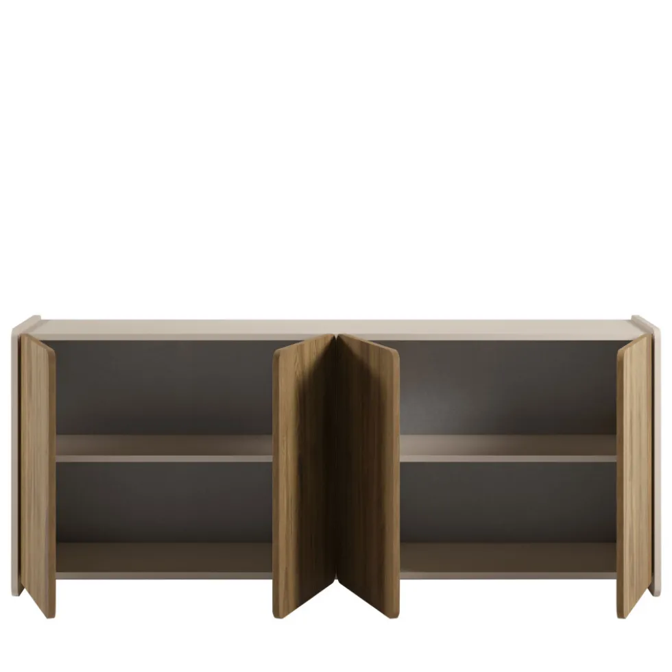 ENARA Buffet 4 portes en bois L180cm
