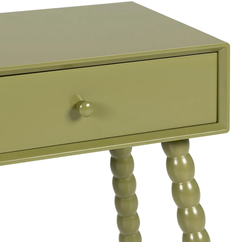 ENKO Table de chevet 1 tiroir en bois