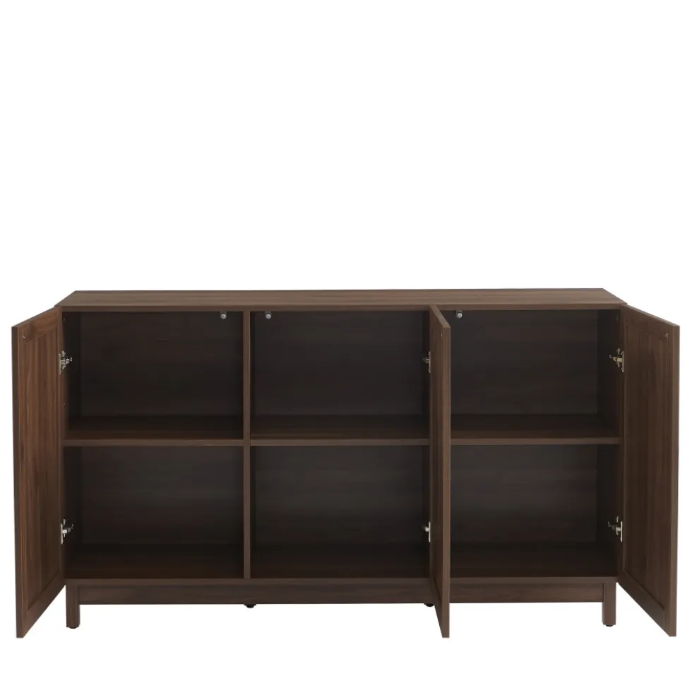 ESTELA Buffet 3 portes en bois L140cm