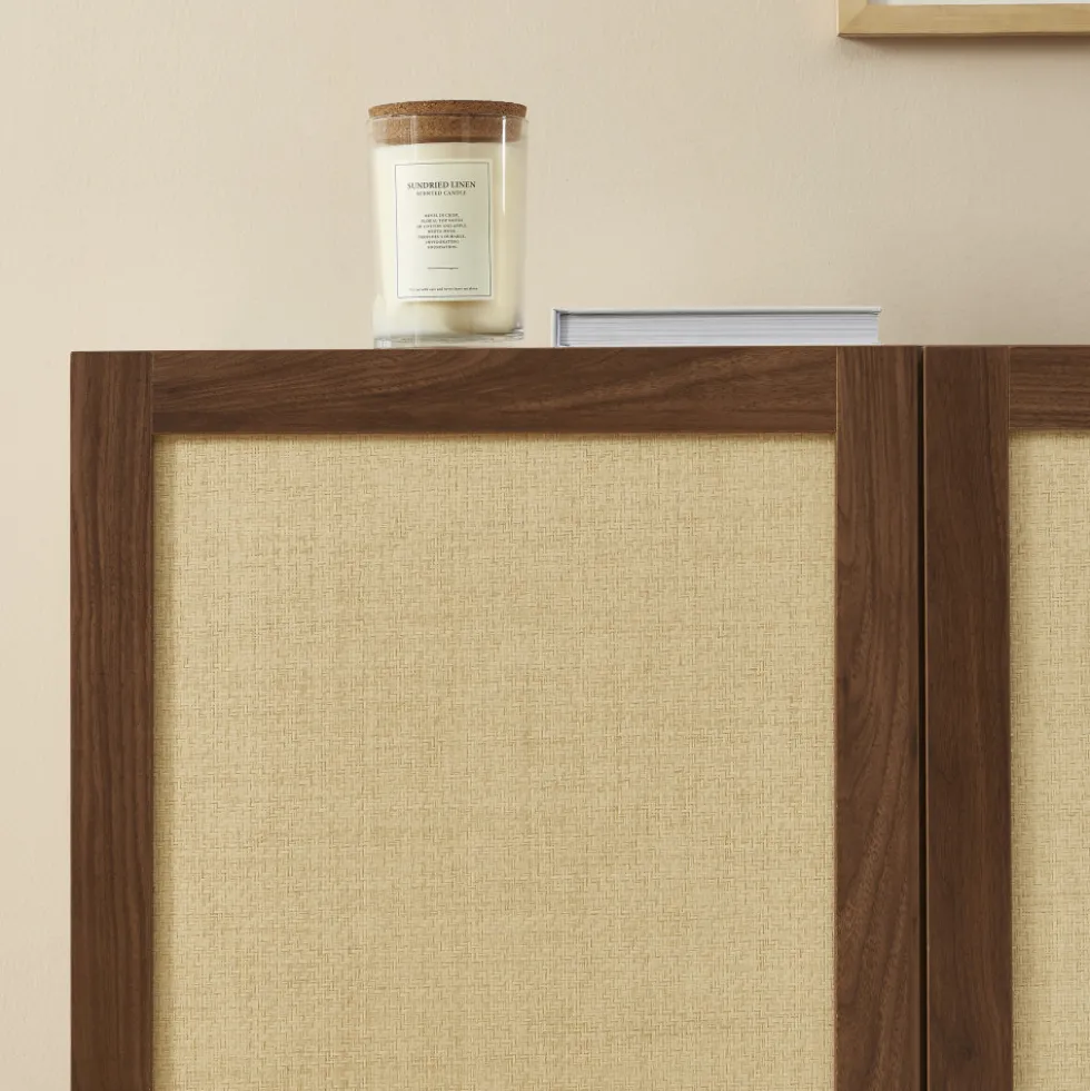 ESTELA Buffet 3 portes en bois L140cm