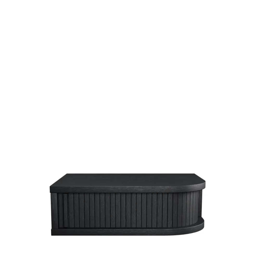 FARSTA TAMBOUR Table de chevet murale en bois