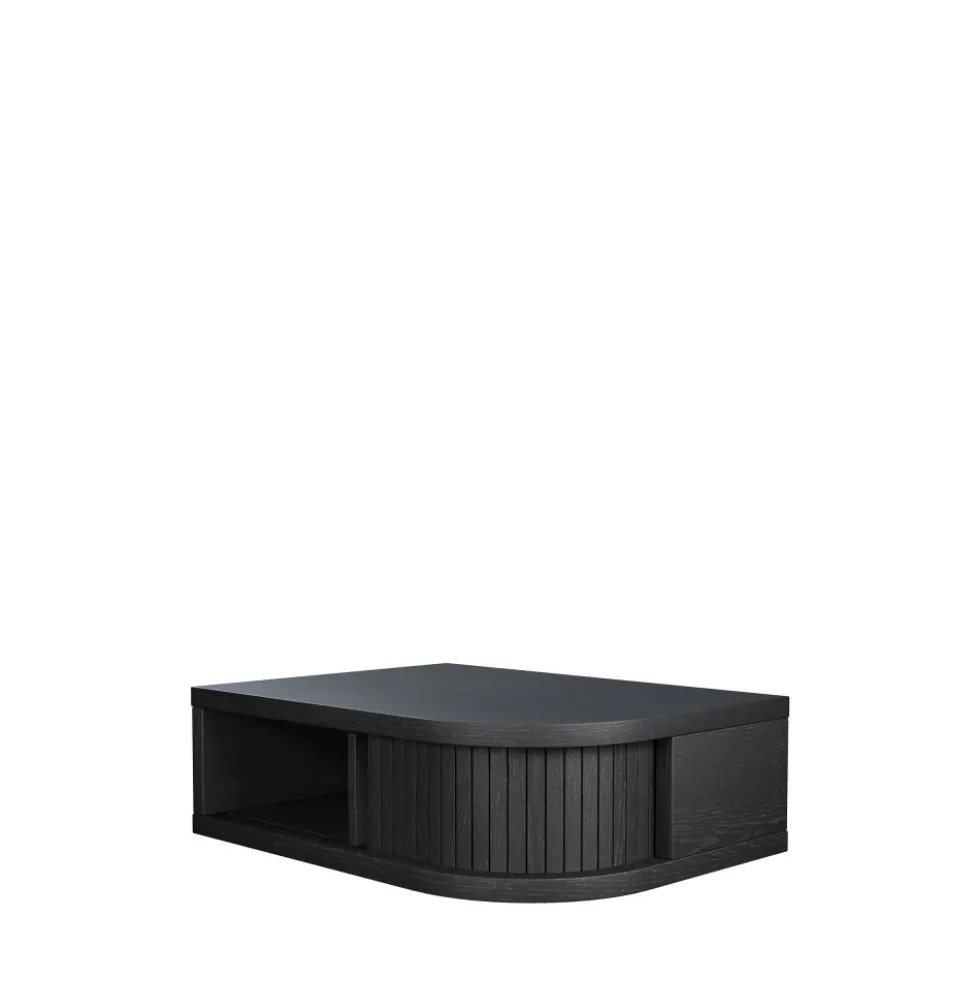 FARSTA TAMBOUR Table de chevet murale en bois