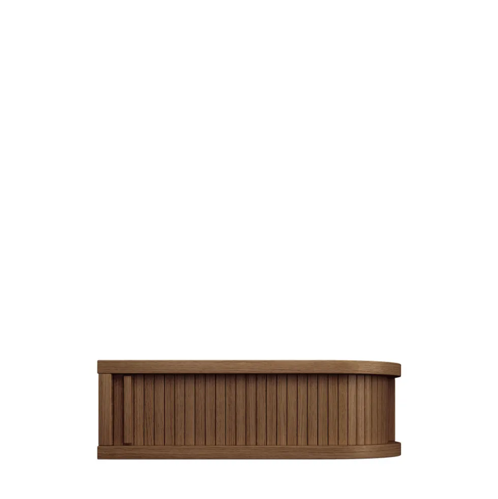 FARSTA TAMBOUR Table de chevet murale en bois