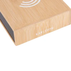 FAT Réveil en bois avec chargeur téléphone