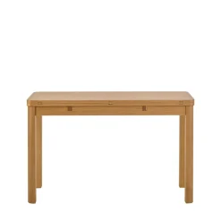 FIKA Table à manger extensible 2 à 4 personnes en bois 120x45-90cm