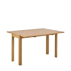 FIKA Table à manger extensible 2 à 4 personnes en bois 120x45-90cm