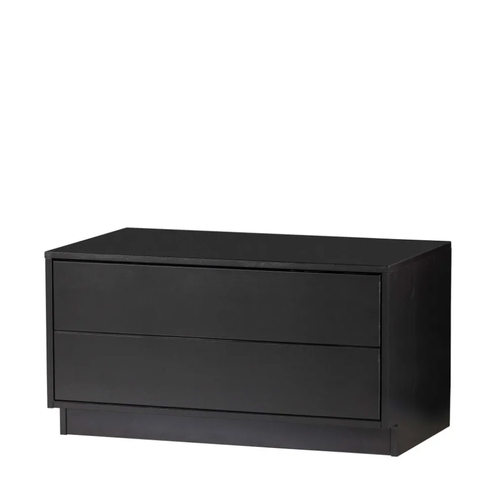 FINCA Meuble TV en bois massif de pin L75cm