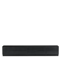 FINCA Meuble TV en bois massif de pin L100cm