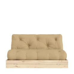 FLIP Canapé convertible 2,5 places en tissu et bois